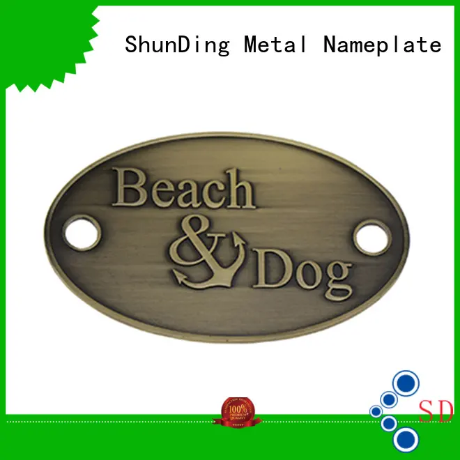 ShunDing gold personalized name plates with good price for company 1