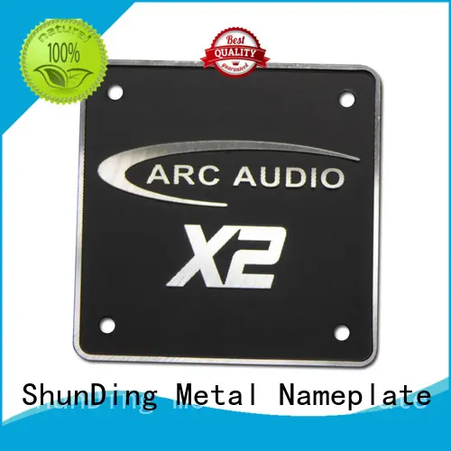 reliable engraved name plates car factory price for commendation 1