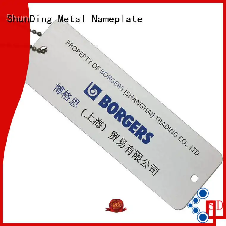 ShunDing anodized brand tag free design for company 1