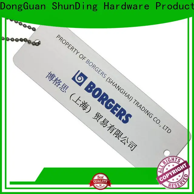 fine- quality metal luggage tags sandblasted type for souvenir 1