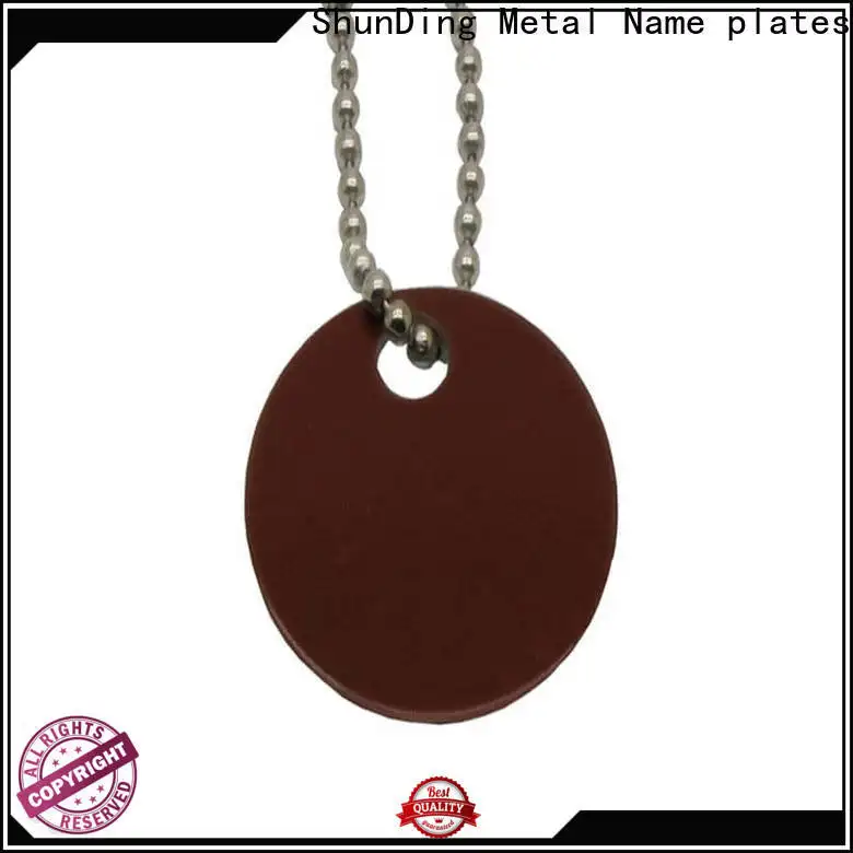 high-quality engraved metal tags brushed cost for souvenir 1