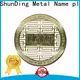 ShunDing brass tags engraved from China for company 1