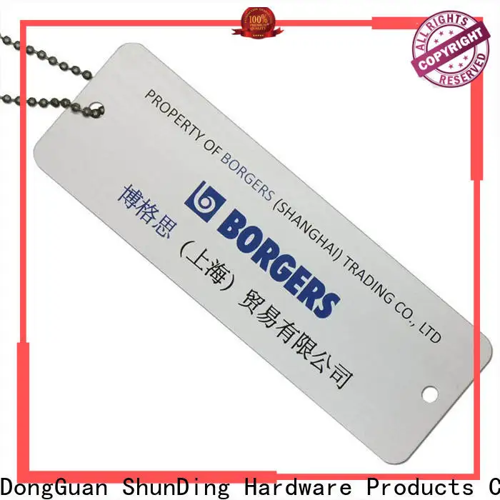 ShunDing first-rate metal luggage tags cost for staff 1