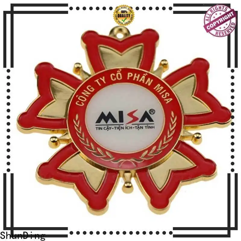 ShunDing gold aluminium sticker with cheap price for auction 1