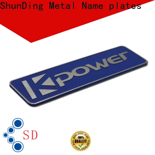 fashion metal engraved name plates certifications for company 1