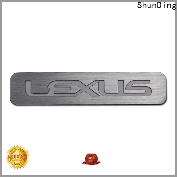 ShunDing steel name plates certifications for activist 1