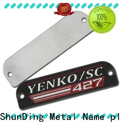 ShunDing useful stainless steel nameplates supplier for souvenir 1