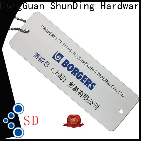 ShunDing high-quality engraved metal tags order now for identification 1