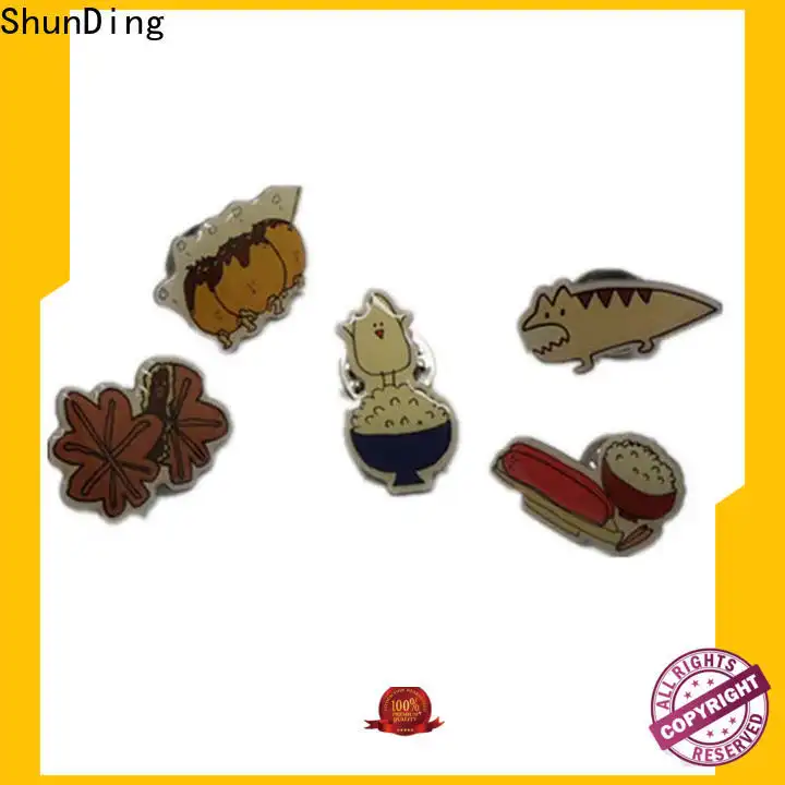 ShunDing stunning metal pin badges type for auction 1
