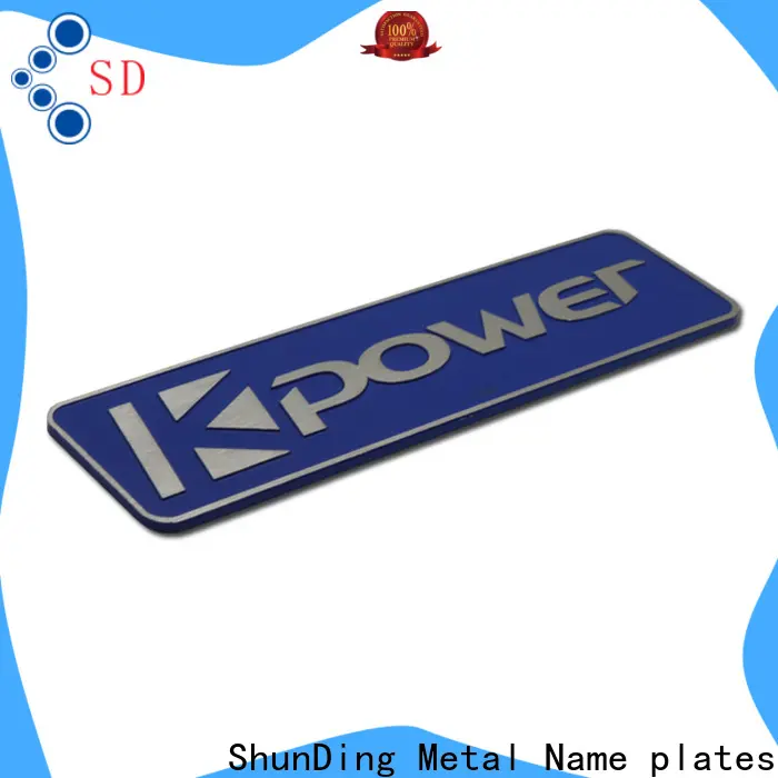 ShunDing metal labels supply for meeting 1