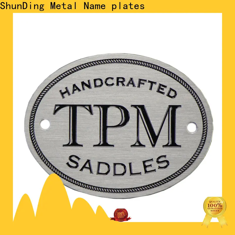 ShunDing hot-sale personalized name plates by Chinese manufaturer for activist 1