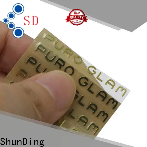 ShunDing gold sticker letters inquire now for souvenir 1