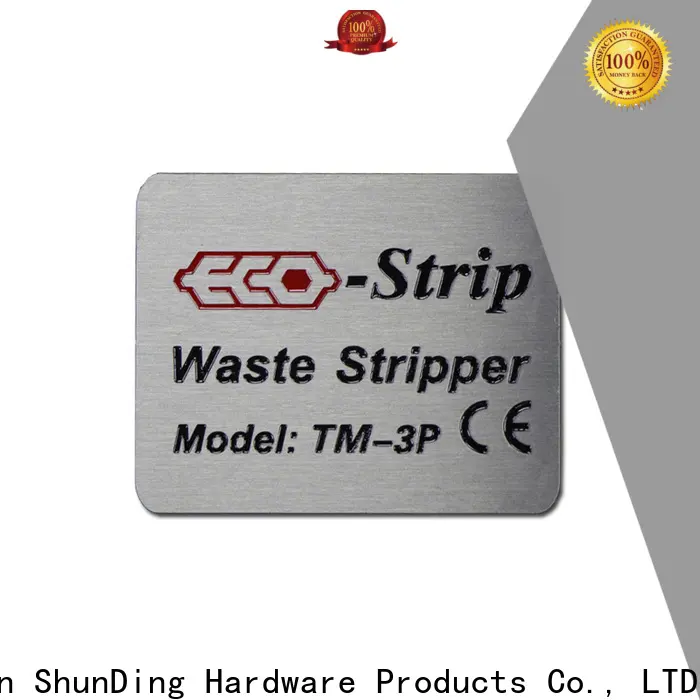 newly stamped metal name plates by Chinese manufaturer for souvenir 1
