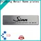 ShunDing fine- quality embossed nameplates from China for souvenir 1