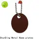 quality custom metal tags brown free design for commendation 1