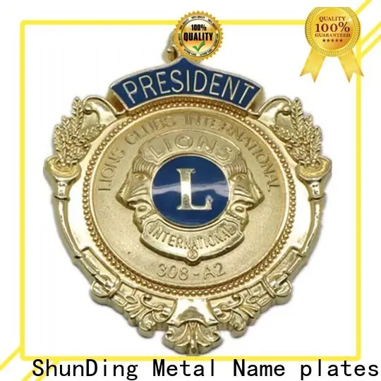 ShunDing private badge metal marketing for identification 1