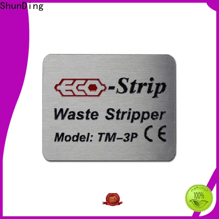 ShunDing fine- quality blank metal name plates factory price for company 1
