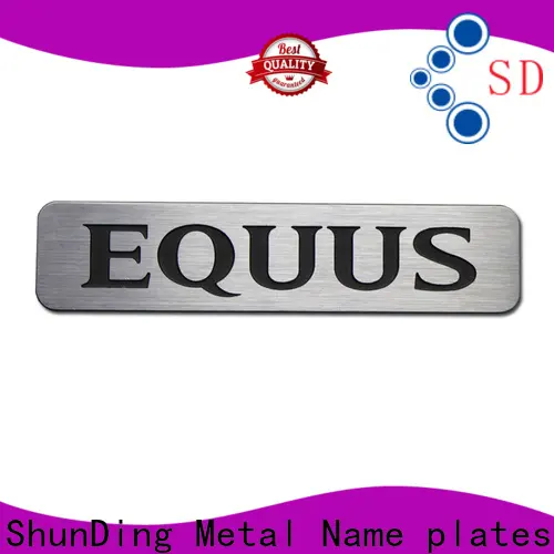 ShunDing stainless steel nameplates supply for souvenir 1