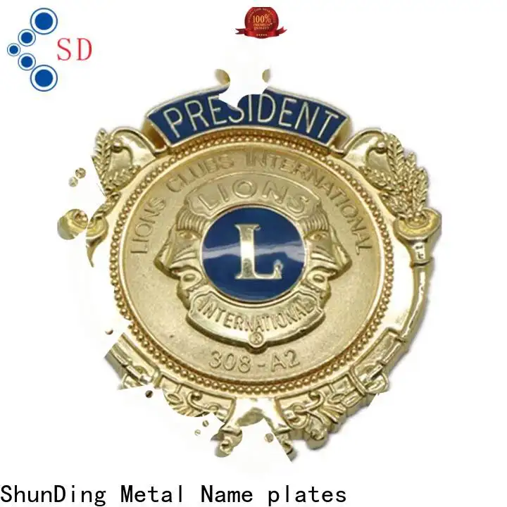 ShunDing stunning custom metal badges cost for commendation 1