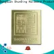ShunDing hot-sale engraved brass plates with screws from China for commendation 1