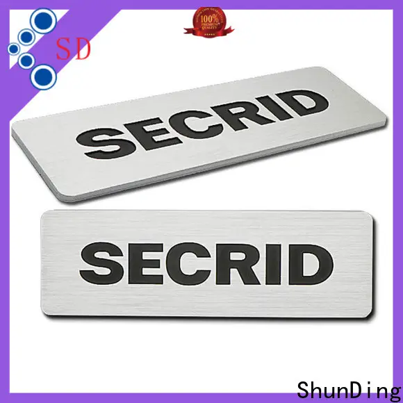 ShunDing advanced aluminum nameplate vendor for meeting 1