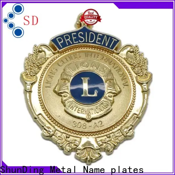 ShunDing fashion metal badge manufacturers for sale for identification 1