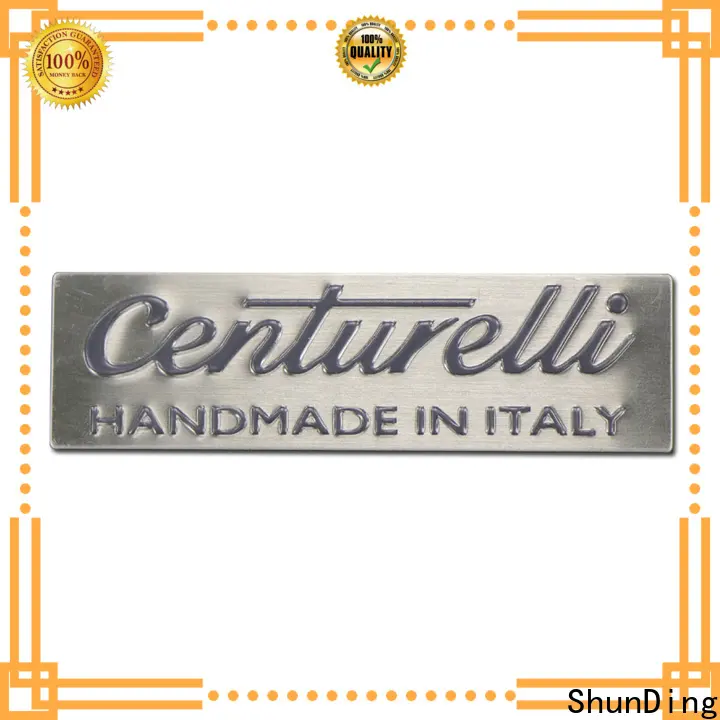 durable stamped metal name plates China Factory for identification 1