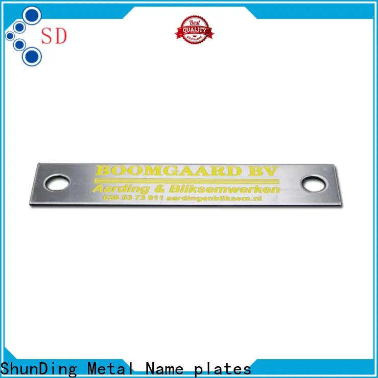 quality custom metal labels China Factory for auction 1