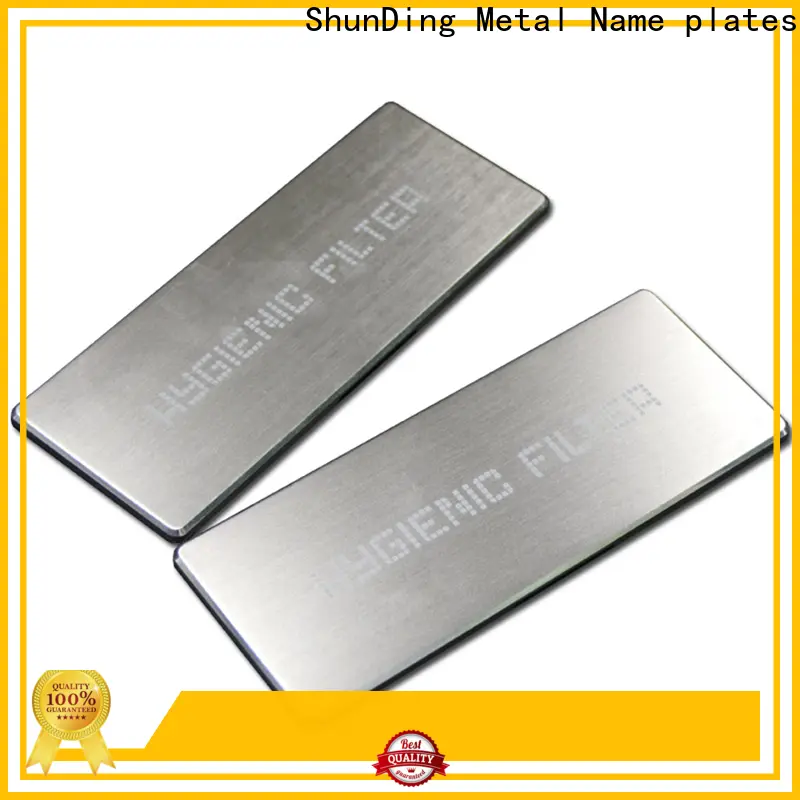 fashion stainless steel nameplates manufacturer for meeting 1
