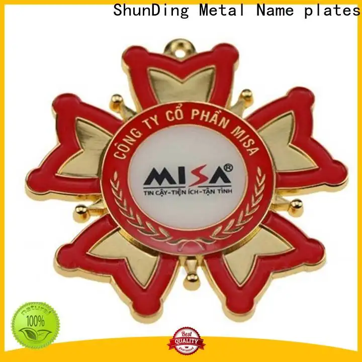 ShunDing electroforming aluminum sticker with Quiet Stable Motor for identification 1