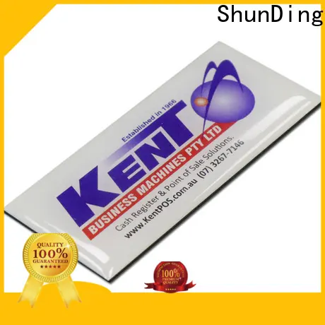 ShunDing reliable stainless steel name plates engraved with Quiet Stable Motor for staff6 1