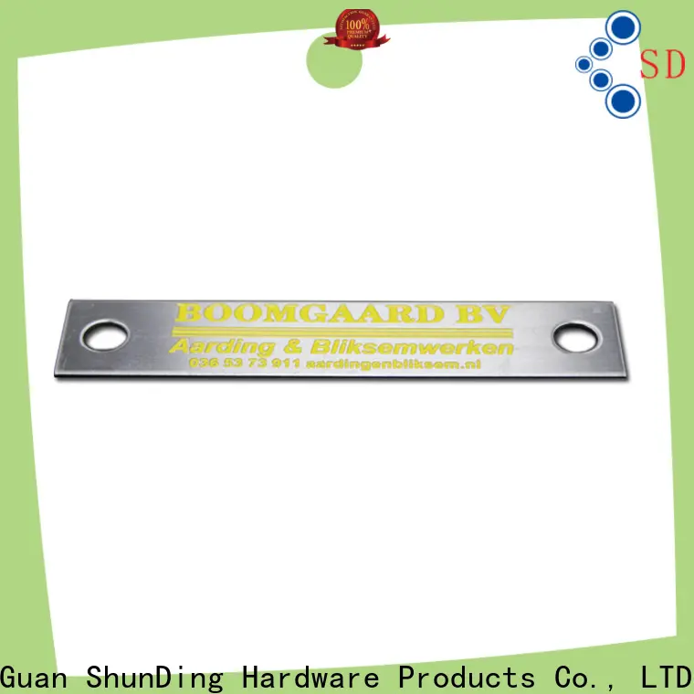 ShunDing first-rate engraved brass plates by Chinese manufaturer for activist 1
