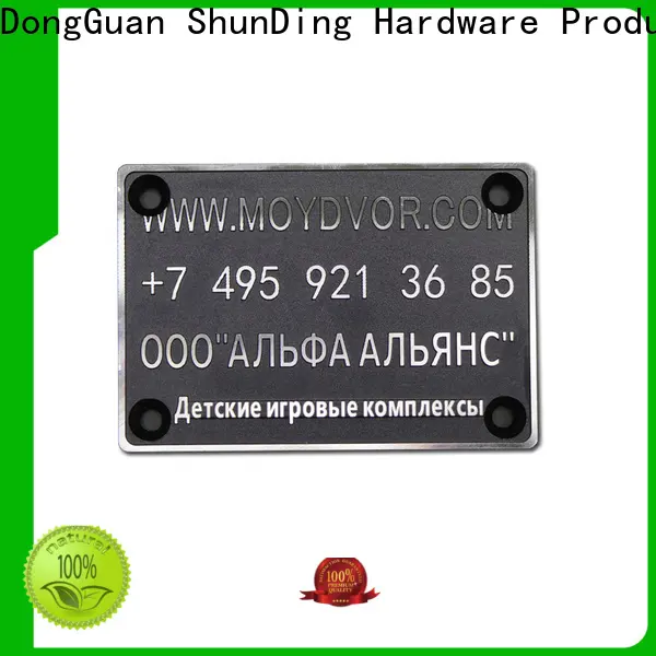 fashion steel name plates certifications for activist 1