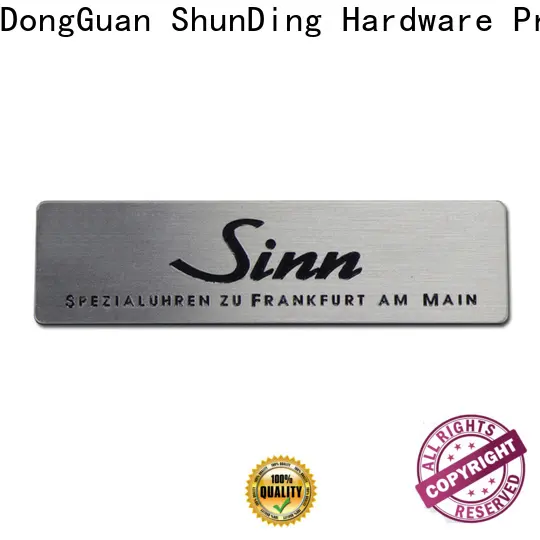 ShunDing durable brass name tags with Quiet Stable Motor for staff 1