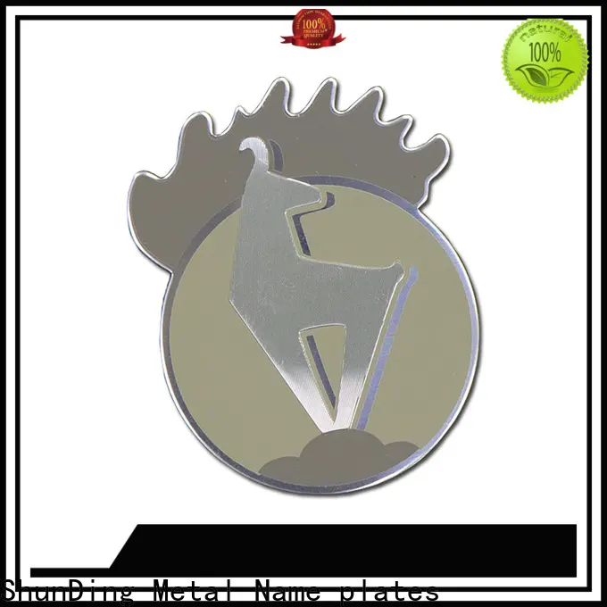 ShunDing popular brass name plates certifications for staff 1
