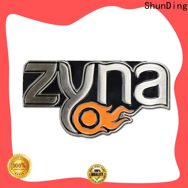 ShunDing reliable stainless steel name plates engraved with Quiet Stable Motor for staff11 1