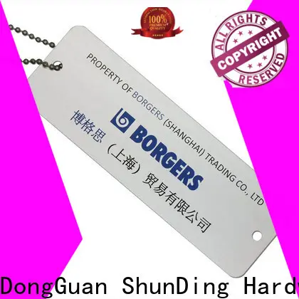 ShunDing 3d metal tag free design for activist 1