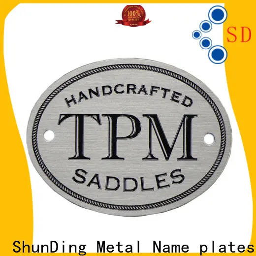 ShunDing custom metal plates by Chinese manufaturer for company 1