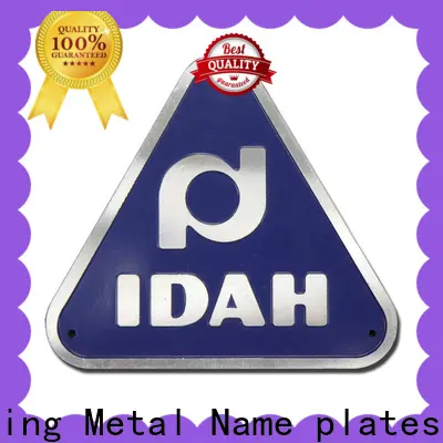 effective custom metal nameplates producer for identification 1