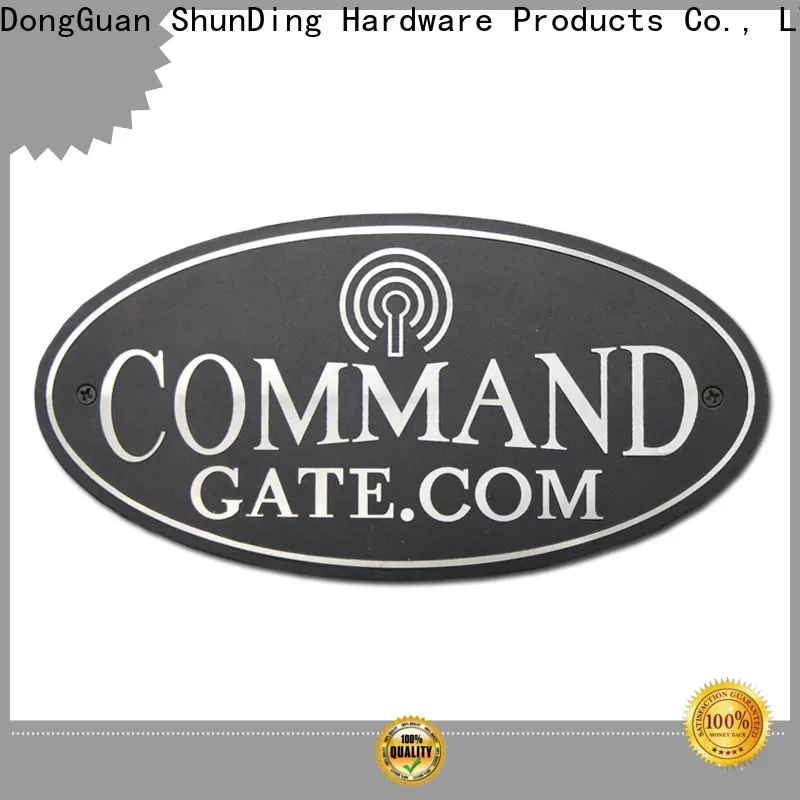 ShunDing stainless steel name plates vendor for company 1