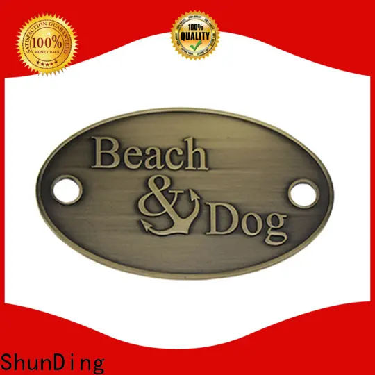 ShunDing reliable stainless steel name plates engraved with Quiet Stable Motor for staff26 1