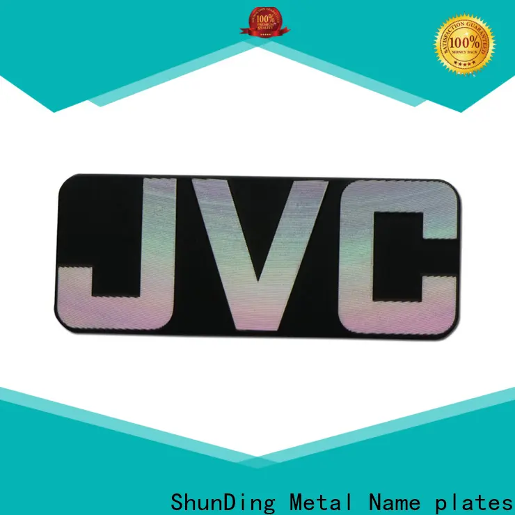 ShunDing custom metal nameplates certifications for company 1
