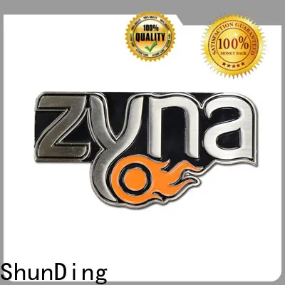 ShunDing reliable stainless steel name plates engraved with Quiet Stable Motor for staff27 1