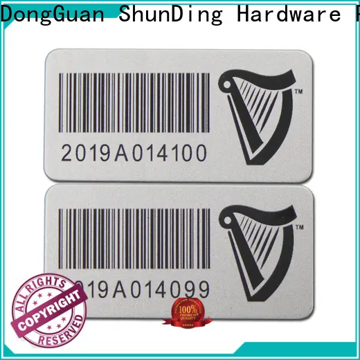 ShunDing reliable stainless steel name plates engraved with Quiet Stable Motor for staff28 1