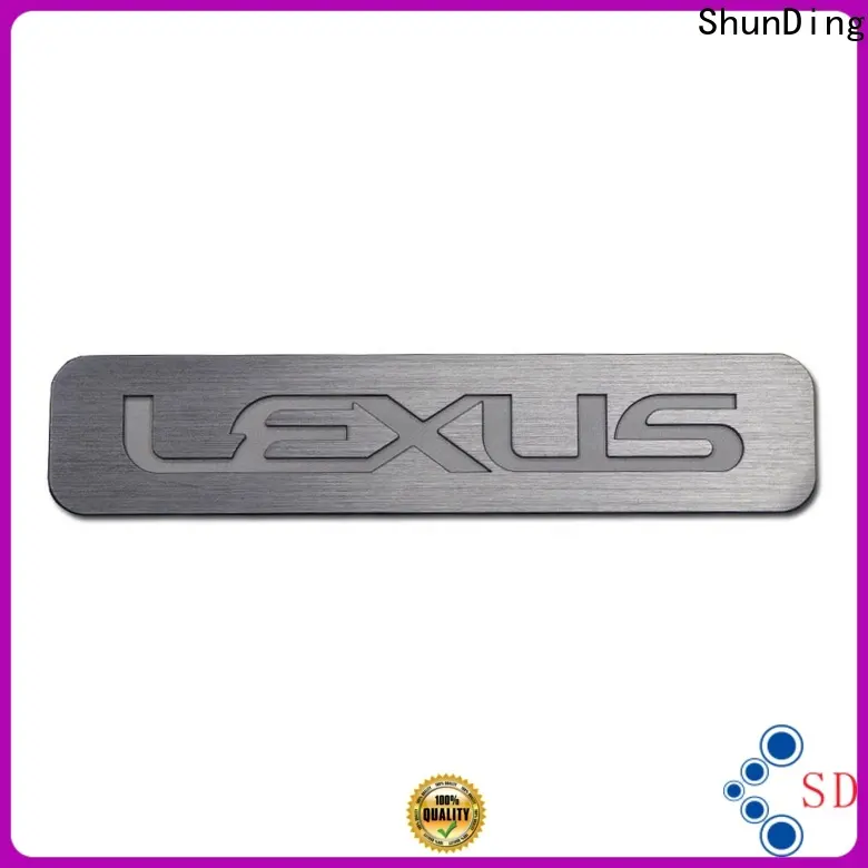 ShunDing useful stainless steel name plates certifications for souvenir 1
