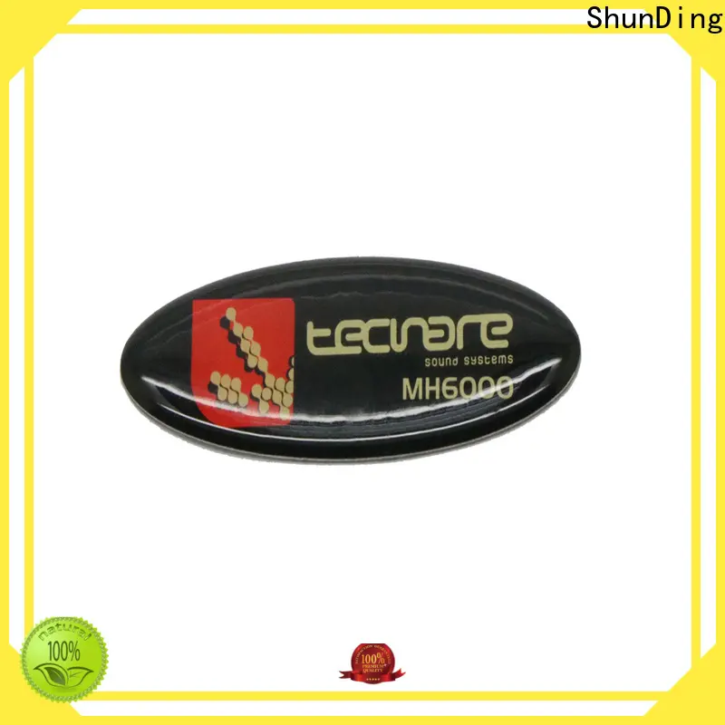 ShunDing reliable stainless steel name plates engraved with Quiet Stable Motor for staff30 1
