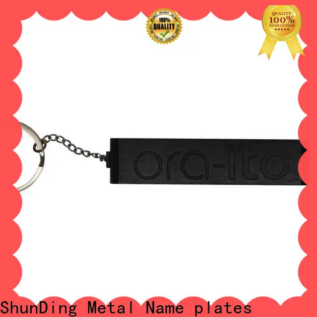 ShunDing reliable stainless steel name plates engraved with Quiet Stable Motor for staff36 1