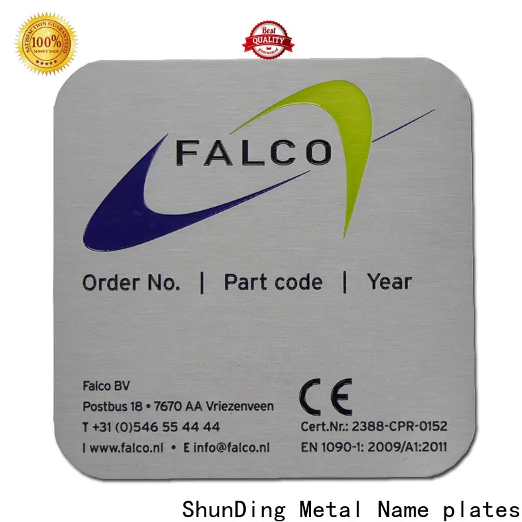 quality stainless steel nameplates producer for activist 1
