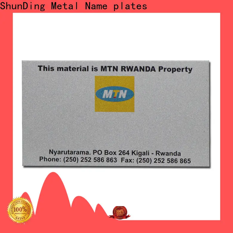 effective metal name plates vendor for souvenir 1