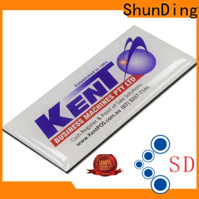 ShunDing reliable stainless steel name plates engraved with Quiet Stable Motor for staff40 1